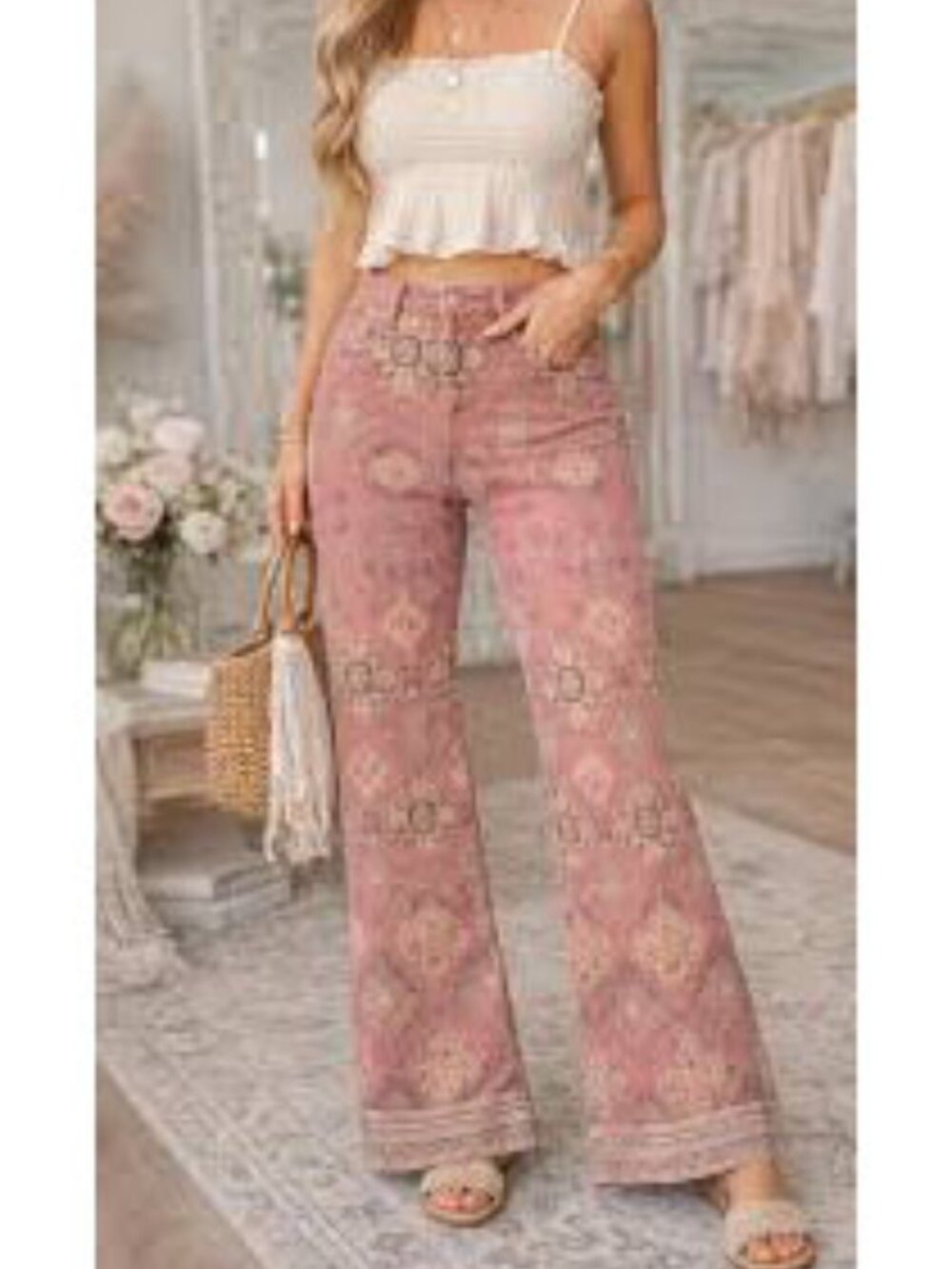 Dear John Mid Rise Micah Jeans | Tibetan Tapestry - Picture 3 of 15